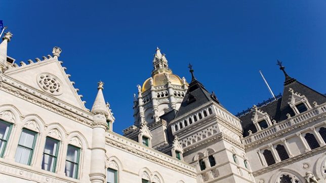 Connecticut State Capitol stock image