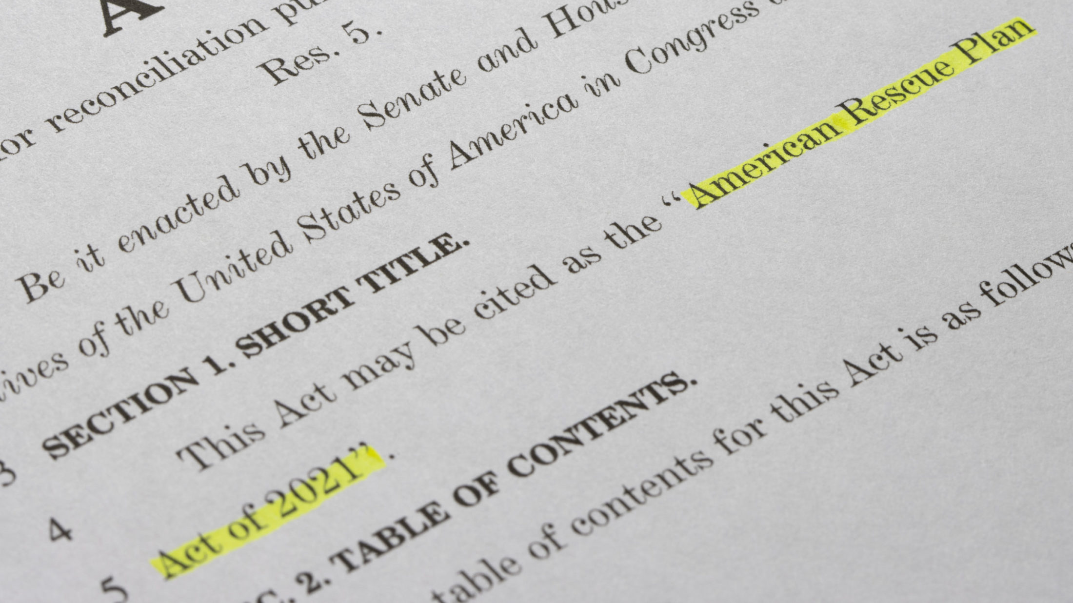 What Employers Need to Know About the American Rescue Plan Act of 2021 ...